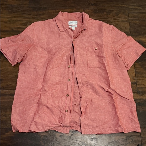 Cubavera Other - Cubavera Coral Casual Button Down Shirt